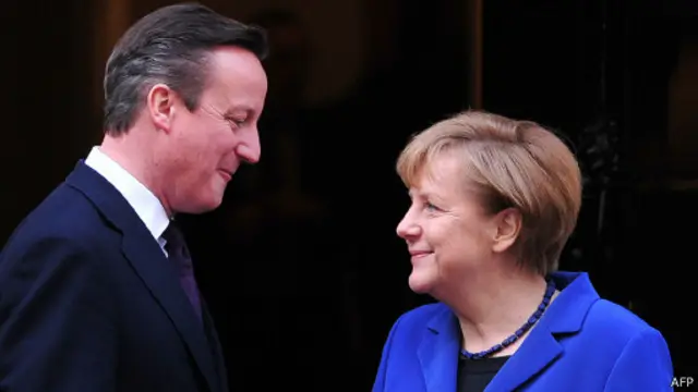 Дэвид Кэмерон и Ангела Меркель