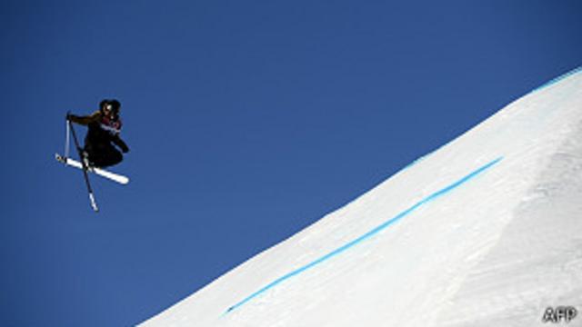 Esquiador en los Juegos Olímpicos de Sochi