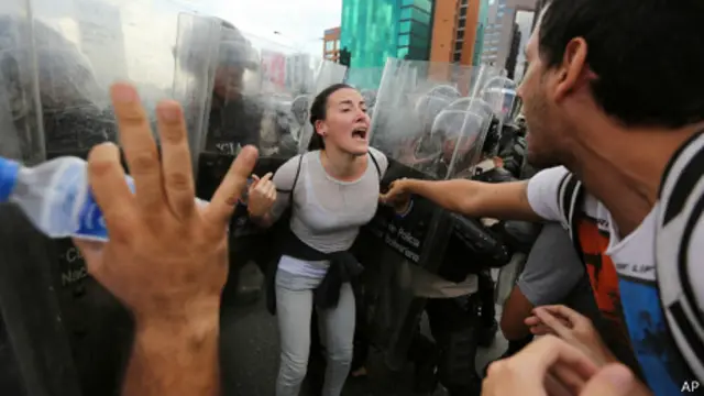 Protestas en Caracas