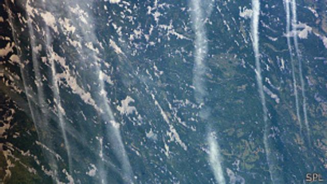 Imagen de la Tierra, vista desde la Estación Espacial Internacional