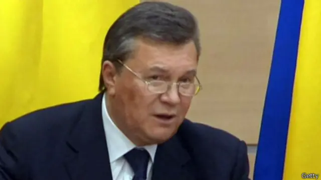 亚努科维奇坚持自己还是乌克兰的总统