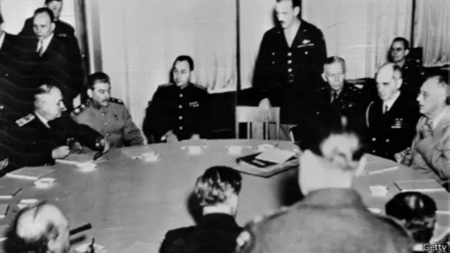 Đồ̉ng Minh họp tại Yalta vẽ lại bản đồ thế giới sau Thế Chiến II