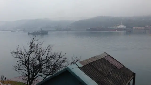 کشتی روس در دریای سیاه