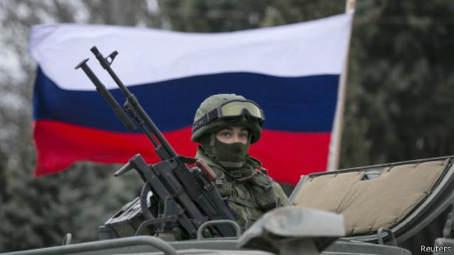 Военные без опознавательных знаков в Крыму