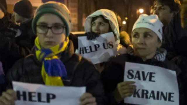 Người dân Ukraine đang chờ đợi thế giới, nhất là Mỹ, can thiệp trước hành động của Nga