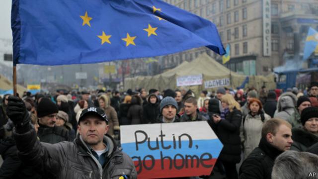 Антипутинские протесты в Киеве