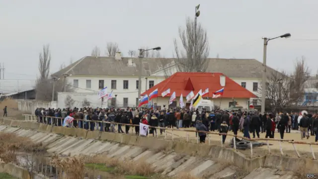 Феодосия - база морской пехоты 