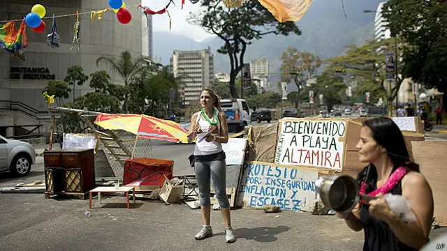 Protesta en Altamira