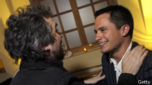 Alfonso Cuarón y Gael García Bernal