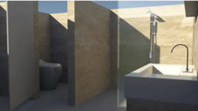 पिस्टोरियस के घर का मॉडल