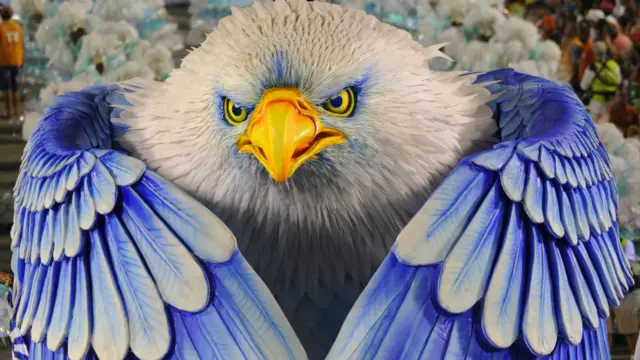 Para sukarelawan yang tinggal di daerah kumuh di Rio menghabiskan waktu sembilan bulan untuk menjahit, dan berlatih tari dan lagu samba untuk pertunjukan selama 80 menit ini.