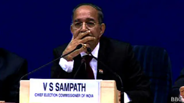 ඉන්දියාවේ මැතිවරණ කොමසාරිස්වරයා.