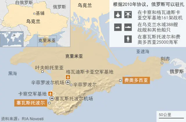 俄罗斯克里米亚驻军情况