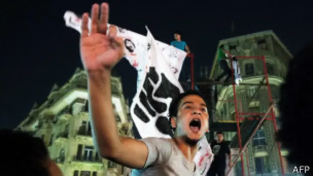 نظمت 6 إبريل مظاهرات ضد الحكومة الانتقالية عقب الإطاحة بمرسي