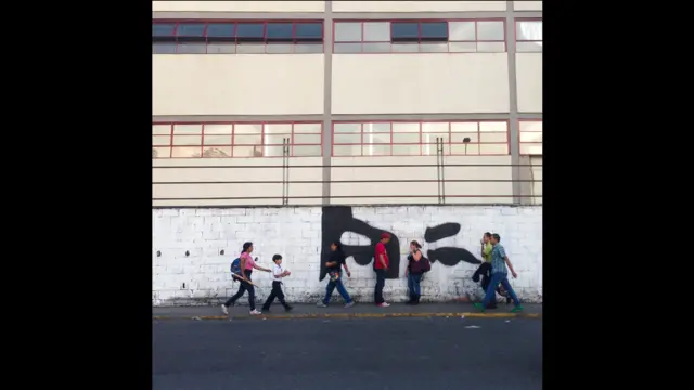 Ojos de Chávez en Caracas 