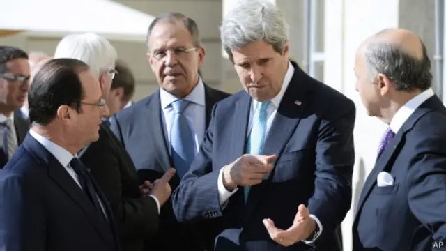 Сергей Лавров и Джон Керри