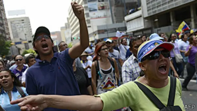 Manifestaciones opositoras
