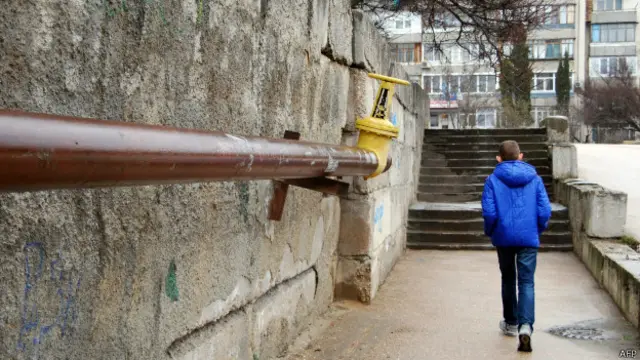 Gasoduto na Ucrânia (AFP)