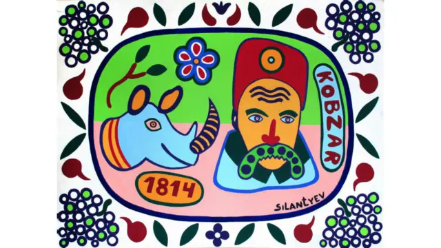 Робота молодого художника Станіслава Силантьєва. У 2011 році його серія картин про Тараса Шевченка викликала у Львові мистецьку суперечку.