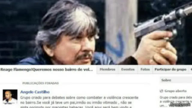 احدى المشاركات المتعلقة بالأسلحة على موقع فيس بوك