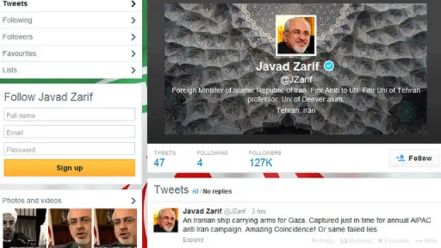 ظریف گفته است خبر کشف کشتی تسلیحاتی دروغ است