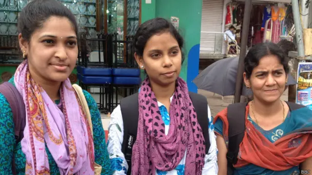 आंध्र समर्थक छात्राएं