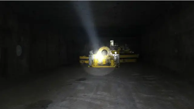 Túnel subterráneo de WIPP