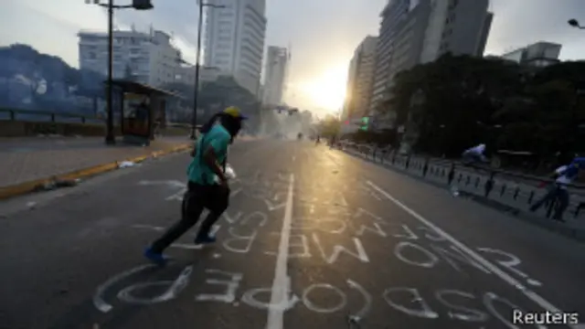 Стычки в Каракасе