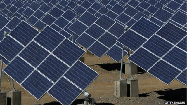 Fazenda solar na China (Getty)