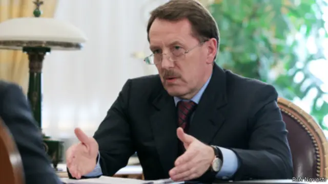 Алексей Гордеев беседует с Путиным