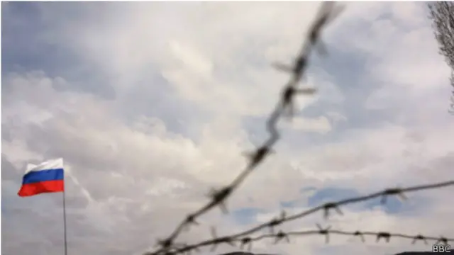 Российский флаг в Крыму