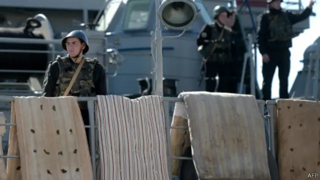 На борту украинского военного корабля