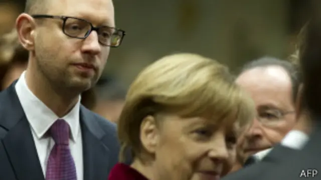 Primer ministro interino de Ucrania, Arseniy Yatsenyuk