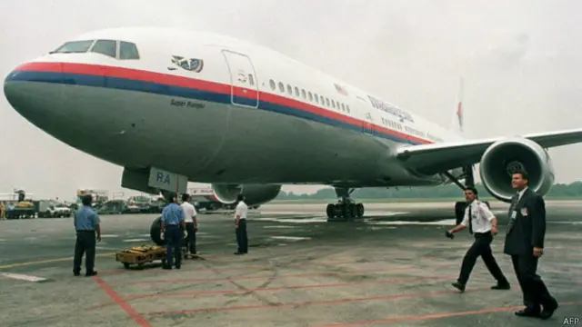 马来西亚航空波音B777-200型客机(资料照片,02/04/1997)