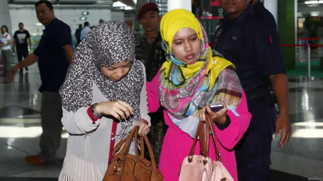 Khung cảnh tại sân bay ở Kuala Lumpur
