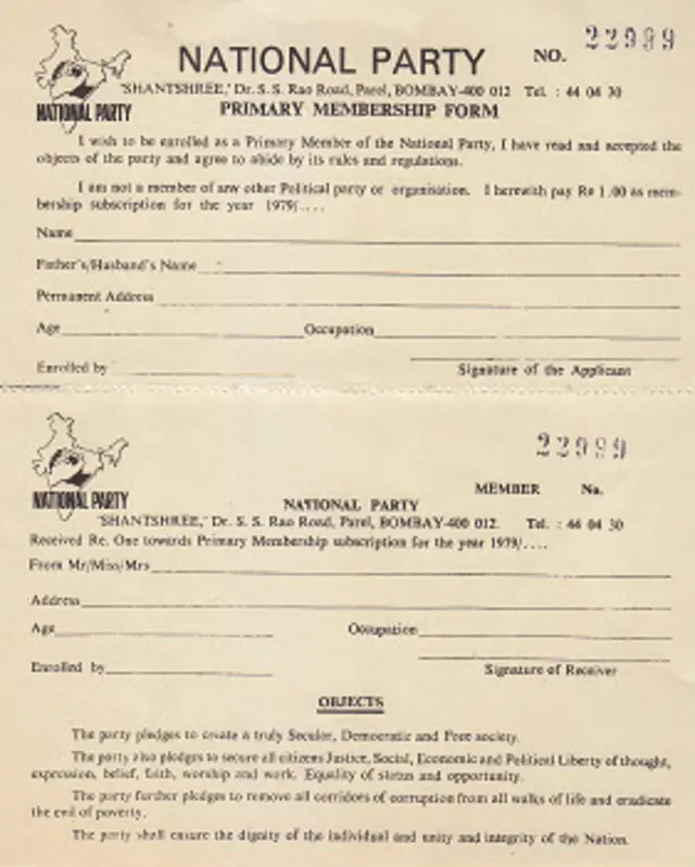 नेशनल पार्टी का सदस्यता अभियान