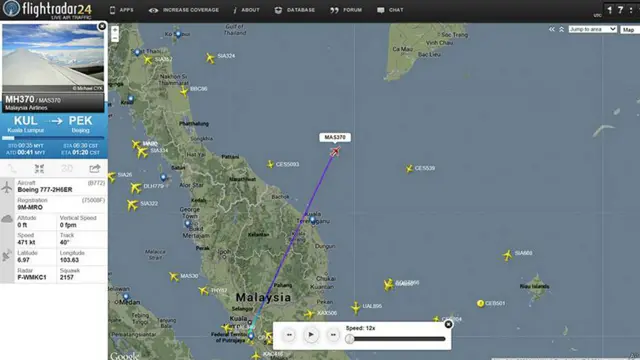 Imagen de flightradar24.com