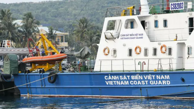Tàu của Việt Nam đậu ở đảo Phú Quốc, trong phạm vi tìm kiếm MH370
