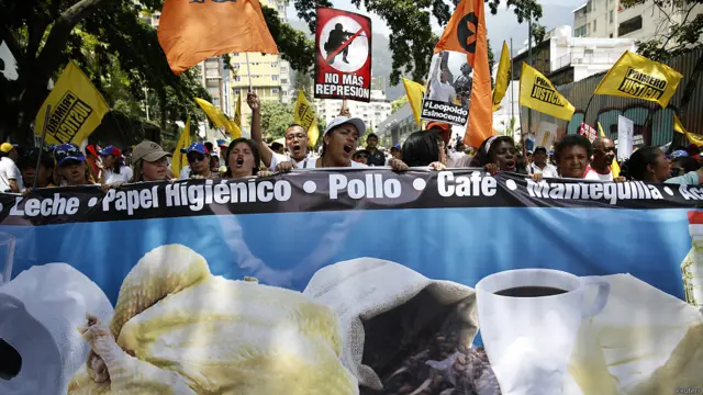 Protesta en Caracas