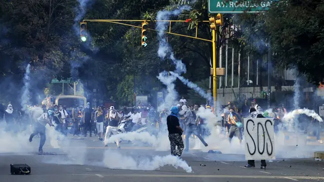 Protestas en Caracas
