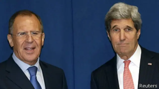 Lavrov y Kerry en Roma