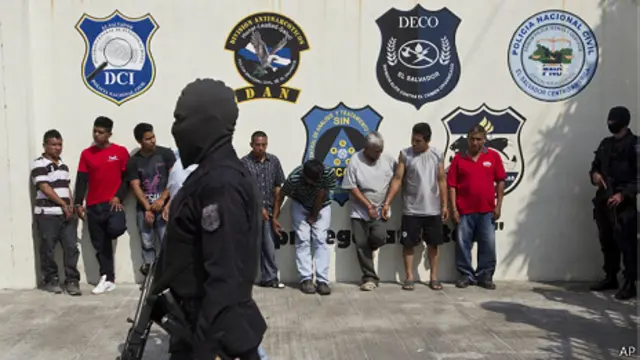Líderes de pandillas en El Salvador