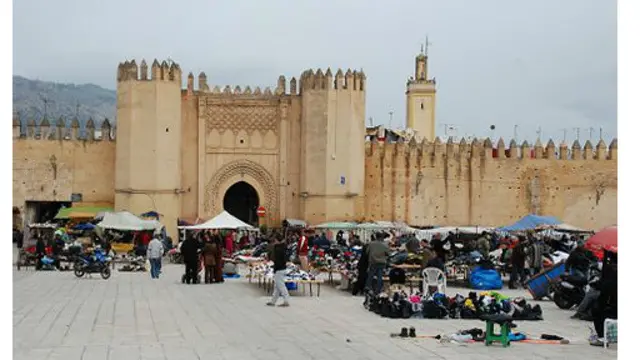 ورودی يک سالن سينما در شهر فاس