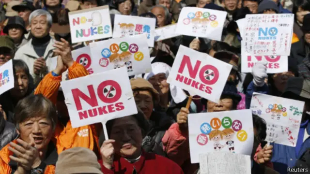 Demonstrasi antinuklir di Tokyo