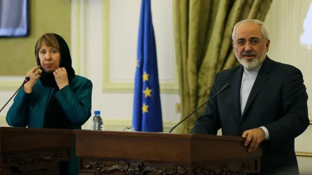 بیرنس کیتھرین ایشٹن نے گزشتہ ہفتۂ آخر کو تہران کا دورہ کیا جس کے دوران ان کی ایرانی صدر حسن روحانی سے بھی ملاقات ہوئی