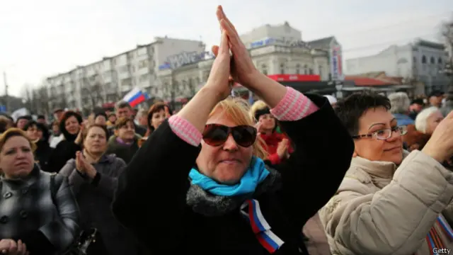 Митинг в Симферополе