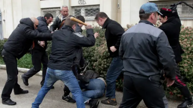 Столкновения в Севастополе