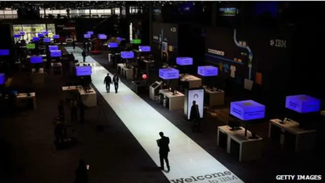 2014年德国汉诺威电脑展。分析人士说,“物联网”技术可以彻底改变人们的日常生活方式。