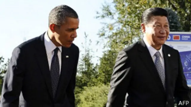 Barack Obama y Xi Jinping en 2013