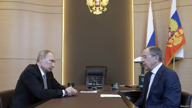 Владимир Путин и Сергей Лавров